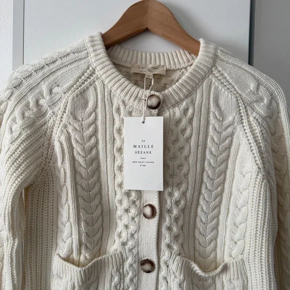 SOLD Sézane Tiphaine Knit Cardigan - Picture 5 of 6
